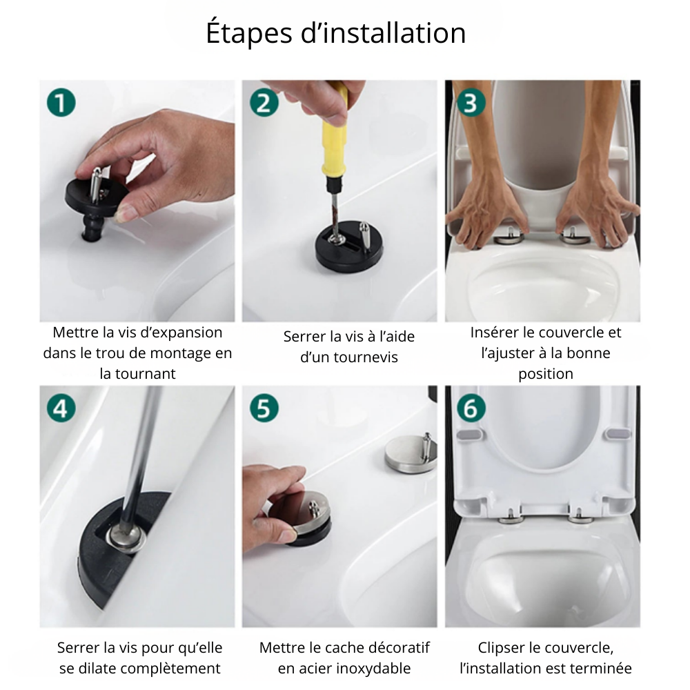 Abattant wc rectangulaire – Image 8